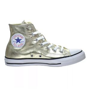 Converse All-Star Gold Metallic Sneakers